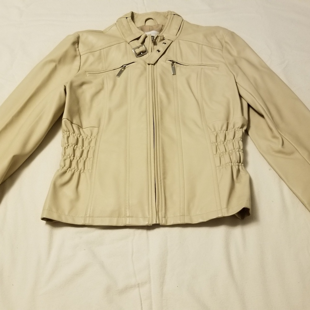 NY & Co Faux leather moto jacket
